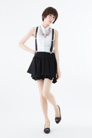 パンプスの着用図。