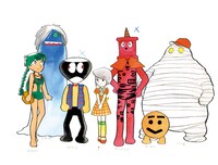 「ぐるぐるメダマン」のキャラクターデザイン。(c)東映