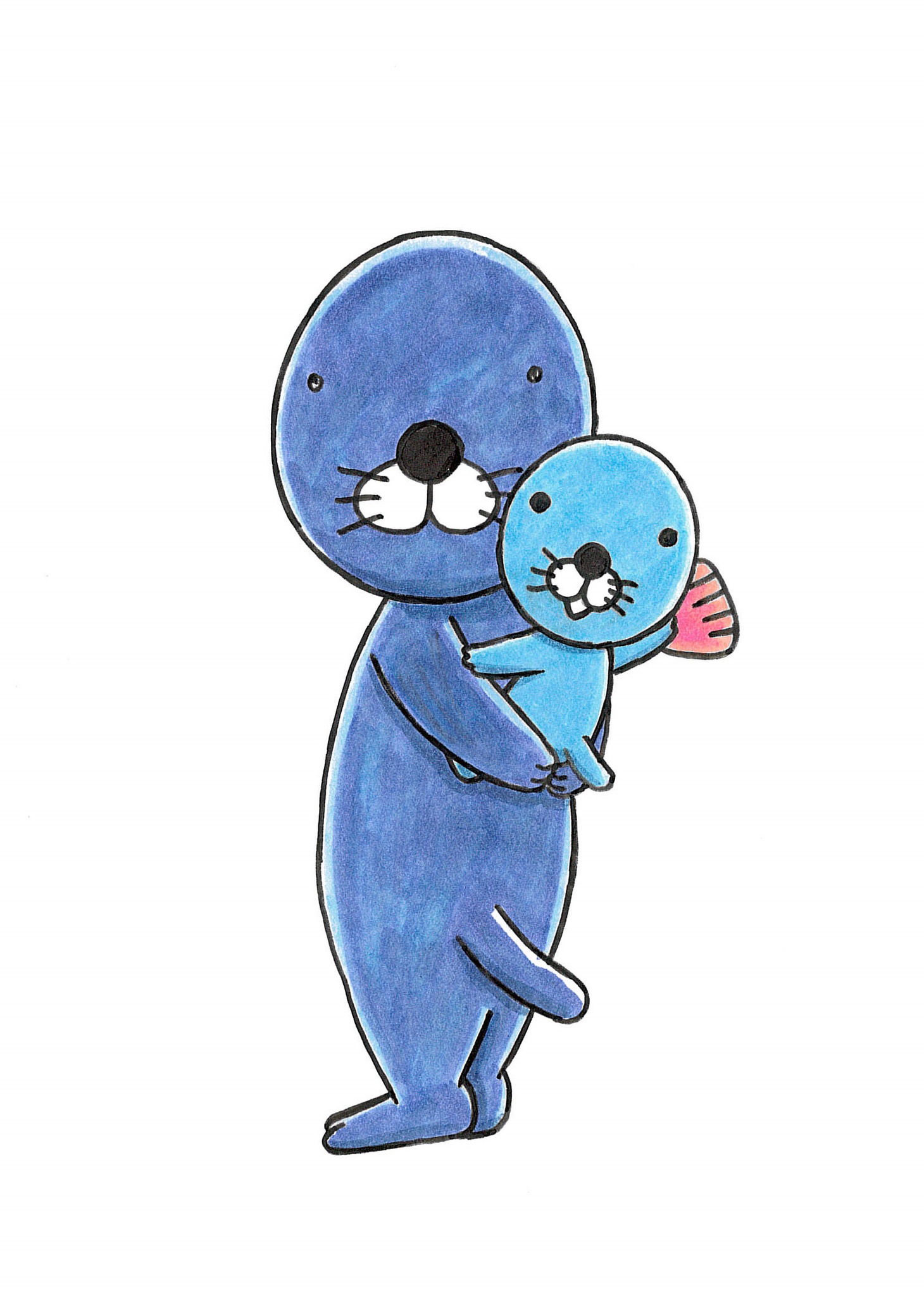 「ぼのちゃん」のカラーカット。