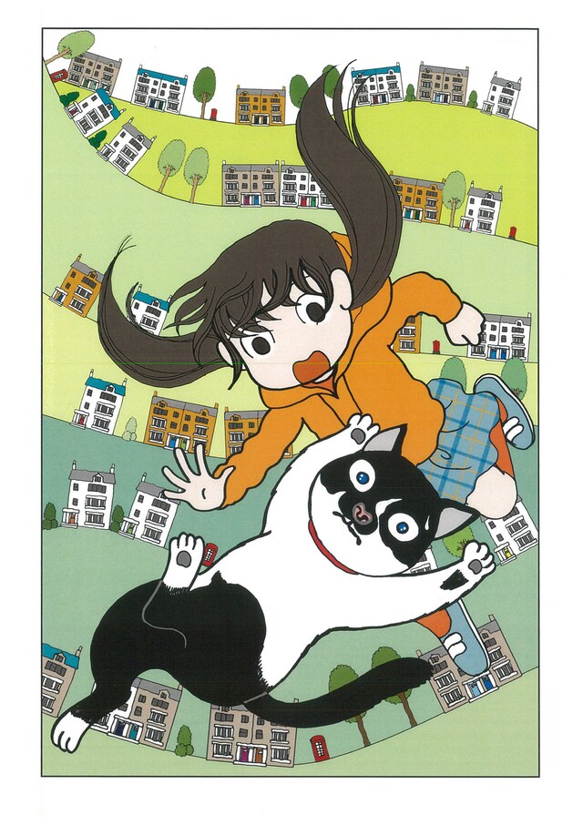 玖保キリコによる扉ページの原稿。