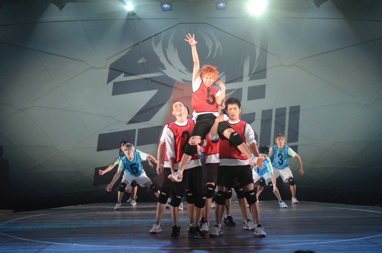 「ハイパープロジェクション演劇『ハイキュー!!』」公開稽古より。