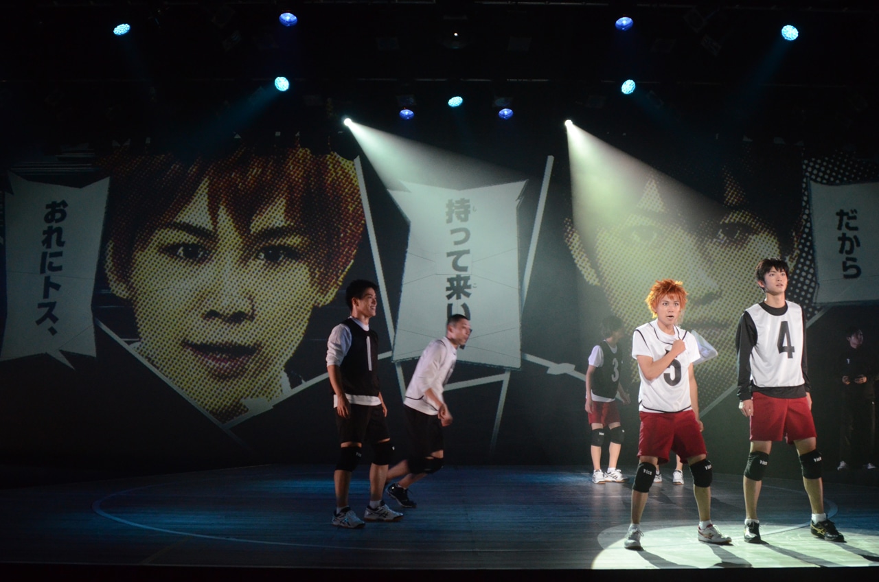 「ハイパープロジェクション演劇『ハイキュー!!』」公開稽古より。