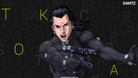 「GANTZ:X」より。パスワードを入力することで限定オリジナル壁紙が手に入る。