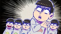 TVアニメ「おそ松さん」7話の場面カット。