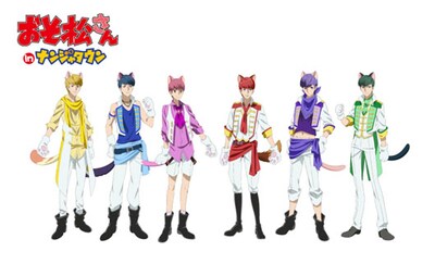 「おそ松さん in ナンジャタウン」にて販売されるグッズに使用されるイラスト。