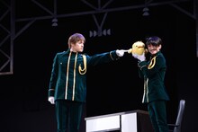 ミュージカル「青春-AOHARU-鉄道」公開稽古の様子。