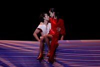 舞台「死刑執行中脱獄進行中」公開稽古の様子。（撮影：生井秀樹）