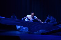 舞台「死刑執行中脱獄進行中」公開稽古の様子。（撮影：生井秀樹）