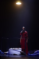 舞台「死刑執行中脱獄進行中」公開稽古の様子。（撮影：生井秀樹）