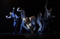 舞台「死刑執行中脱獄進行中」公開稽古の様子。（撮影：生井秀樹）