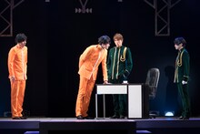 ミュージカル「青春-AOHARU-鉄道」公開稽古の様子。