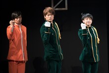 ミュージカル「青春-AOHARU-鉄道」公開稽古の様子。