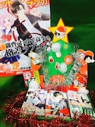 クリスマスをイメージした装飾。