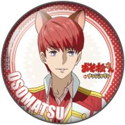 おみくじ屋台の景品缶バッジ。