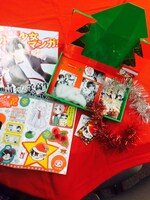 クリスマスをイメージした装飾。