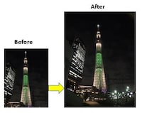 「スマホ用ワイド＆マクロレンズセット」のワイドレンズを使用したサンプル写真。