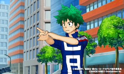 「僕のヒーローアカデミア バトル・フォー・オール」ゲーム画面のイメージ。(c)BANDAI NAMCO Entertainment Inc. (c)堀越耕平／集英社・僕のヒーローアカデミア製作委員会