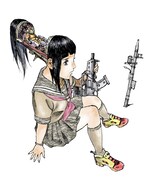 松本次郎「女子攻兵」カット