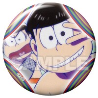 「トレーディング缶バッジ vol.3」の「銭湯A（おそ松＆チョロ松）」。