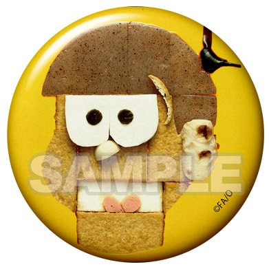 「トレーディング缶バッジ vol.3」の「6つ子アップ おでんver.」。