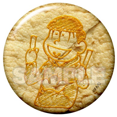 「トレーディング缶バッジ vol.3」の「チョロ松 おでんver.」。