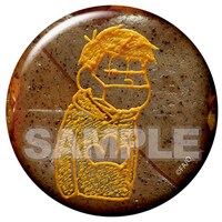 「トレーディング缶バッジ vol.3」の「一松 おでんver.」。