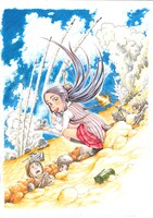 森拓也「疫病神とバカ女神」カット(c)森拓也/NSP 2015