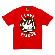 「ティッシュねこ」クリスマスレッド