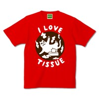 「ティッシュねこ」クリスマスレッド