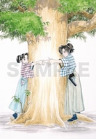 「風光る 絵はがき集 12枚セット」の1枚。