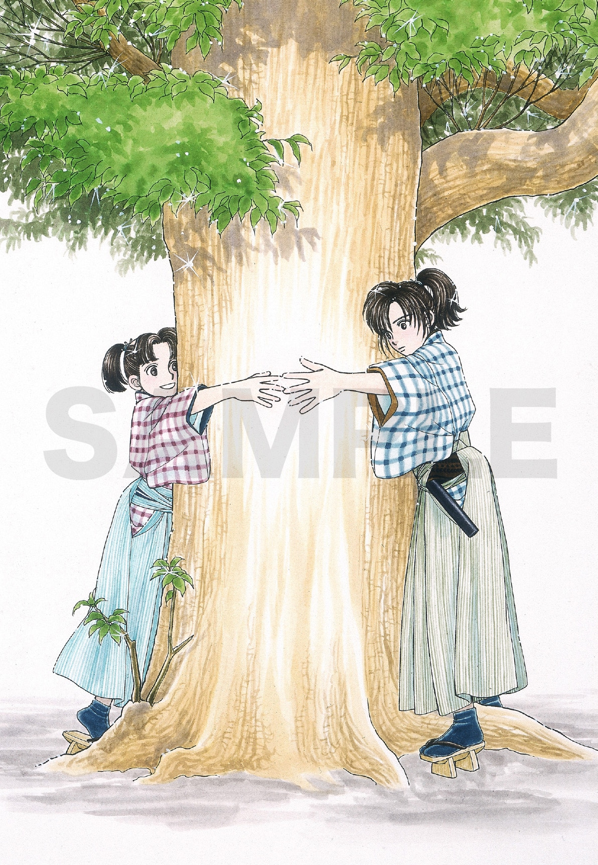 「風光る 絵はがき集 12枚セット」の1枚。