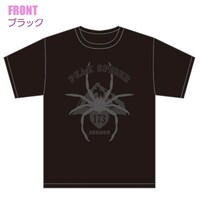 「ピークスパイダー 巻島裕介」半袖Tシャツの新色・ブラック。