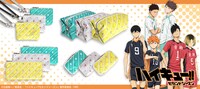 「ハイキュー!!」烏野高校、音駒高校、青葉城西高校をモチーフにしたジャカードグッズ。