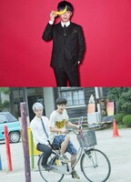 （上段から）星野源、映画「森山中教習所」の場面カット。