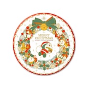 「缶バッジ リース柄」