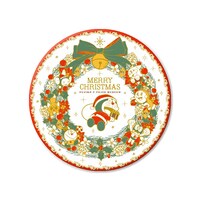 「缶バッジ リース柄」