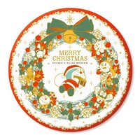 「丸型クッション クリスマス」