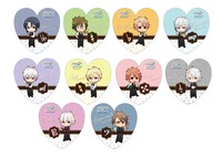 ドリンクを注文するとランダムで進呈されるコースター。(c) アイドリッシュセブン Deformer illust. あかね（アニメイト）