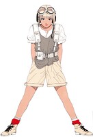 雑誌『週刊少年ジャンプ』連載『ストップ!! ひばりくん！』扉絵/集英社/1983 (c)EGUCHI HISASHI