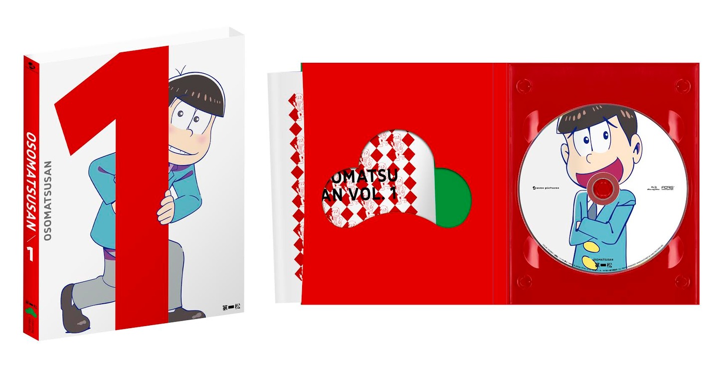 BD / DVD「おそ松さん 第一松」の展開図。
