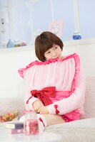 木之本桜モデルのクッションカバーの使用例。