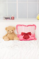 木之本桜モデルのクッションカバーの使用例。