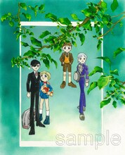 「三原順 クリアファイル・セットA（5枚組）」の1枚。またこのイラストは「三原順 プリマグラフィー（超高級印刷複製原画）E」にも使用される予定。