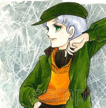 「三原順 クリアファイル・セットB（5枚組）」の1枚。