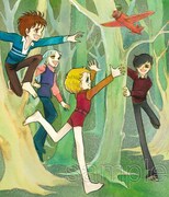 「三原順 ランチトートバッグB」に使用されるイラスト。