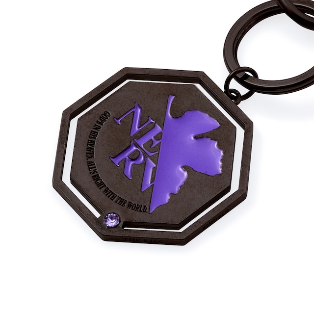 【エヴァ×THE KISSコラボ】A.T.フィールド型NERVマークバッグチャーム/初号機