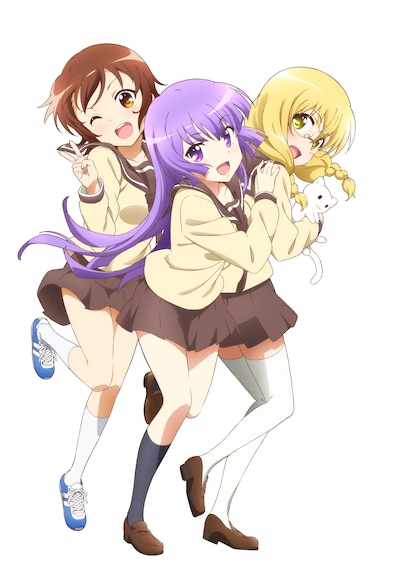 TVアニメ「三者三葉」キービジュアル