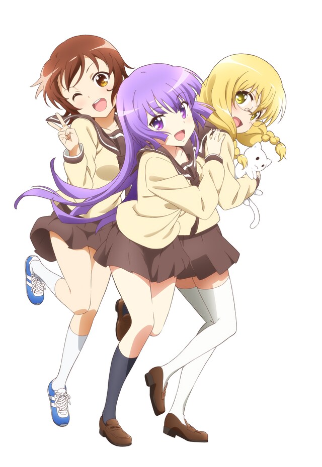 TVアニメ「三者三葉」キービジュアル