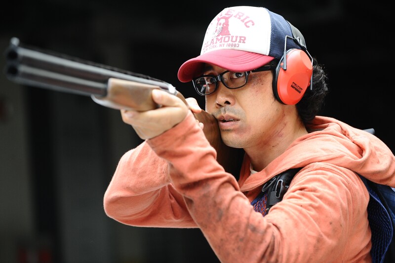 実写映画「アイアムアヒーロー」にて主人公の英雄役を演じる大泉洋。