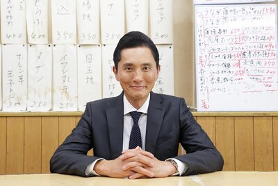 「孤独のグルメ」で井之頭五郎役を演じる松重豊。(c)テレビ東京